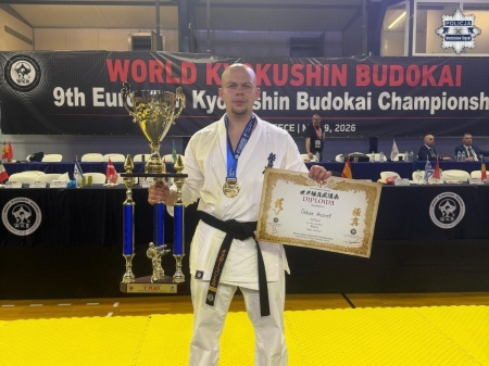 Sierż. Oskar Kozieł Mistrzem Europy  w Karate Kyokushin!